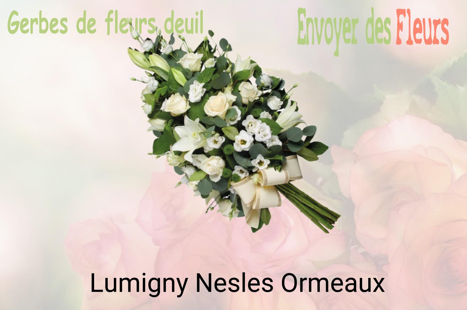 Gerbe de fleurs de deuil livrée à Lumigny-Nesles-Ormeaux